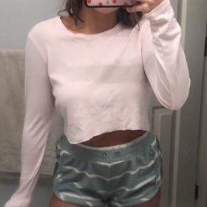 Light pink crop top